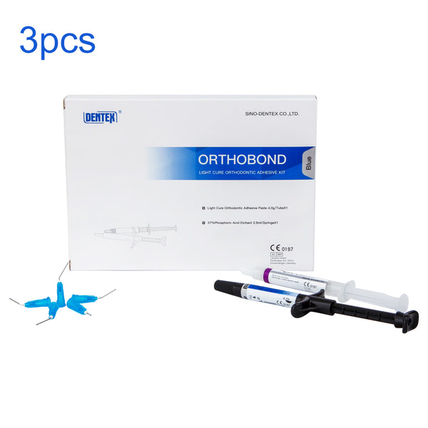 3pcs Dental Orthodontic Brackets Adhesive Kit