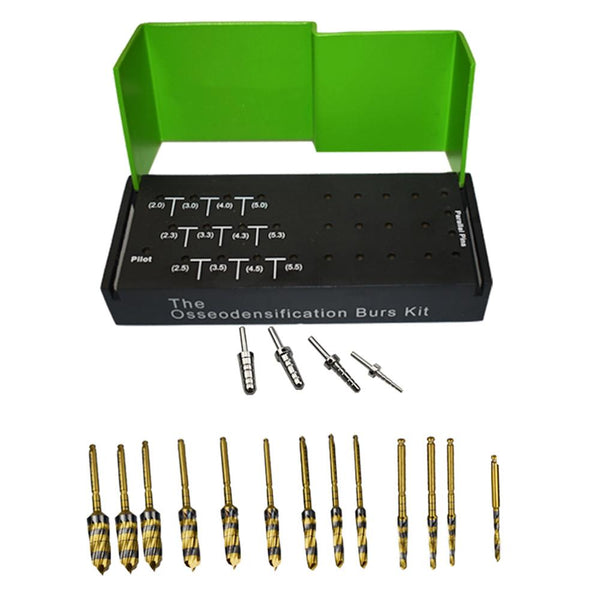 Dental Implant Osseodensification Kit 17pcs Surgical Drills