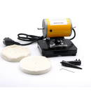 Dental Lab Equipment: 200W Mini Polishing Machine with Quiet Bench Grinder Motor